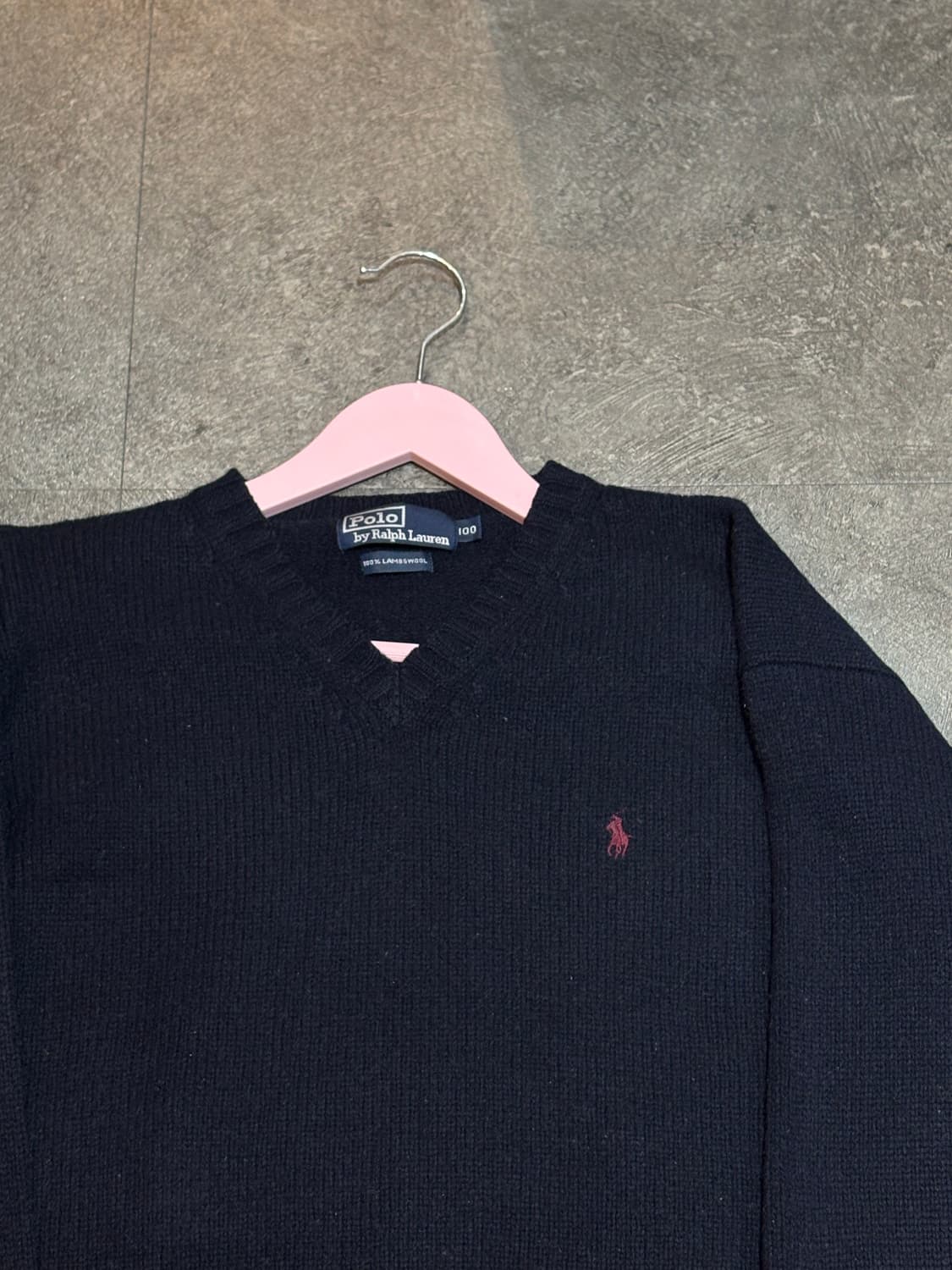 폴로 랄프로렌 브이넥 니트 스웨터 100사이즈 상품이미지4