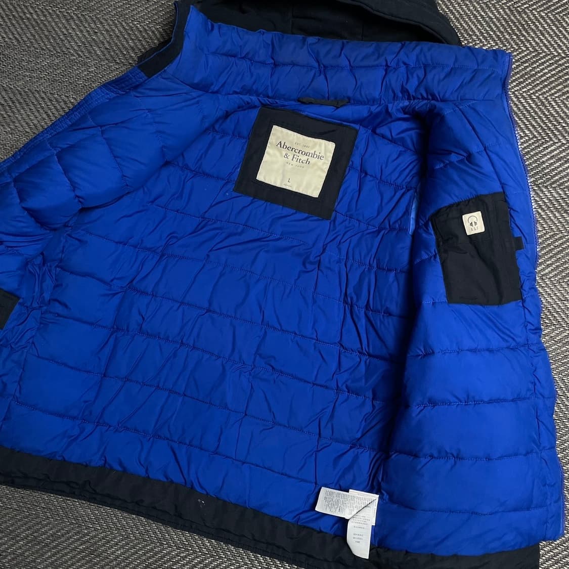 아베크롬비 y2k 자수로고 히든 패딩 야상 점퍼o 5409 상품이미지5