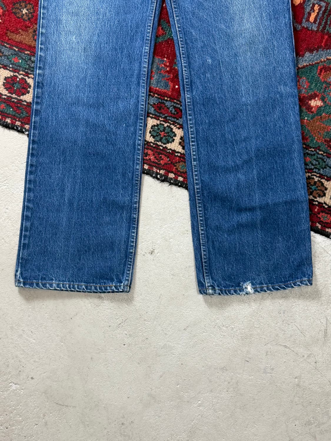 90's USA Made 빈티지 리바이스 517 오렌지탭 부츠컷 플레어진 상품이미지7