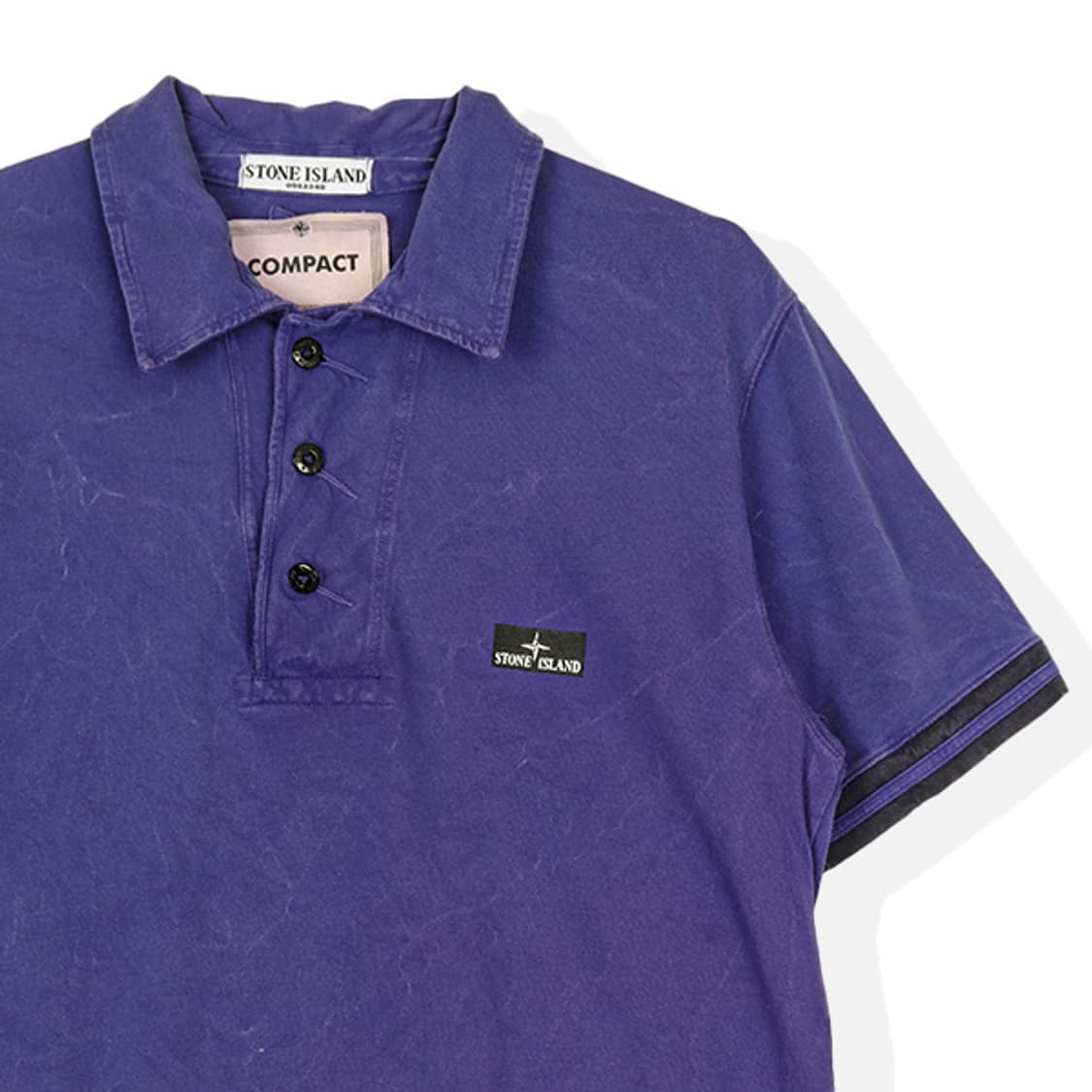 스톤아일랜드 가먼트다잉 컴팩트 PK 티셔츠 (S) 상품이미지4