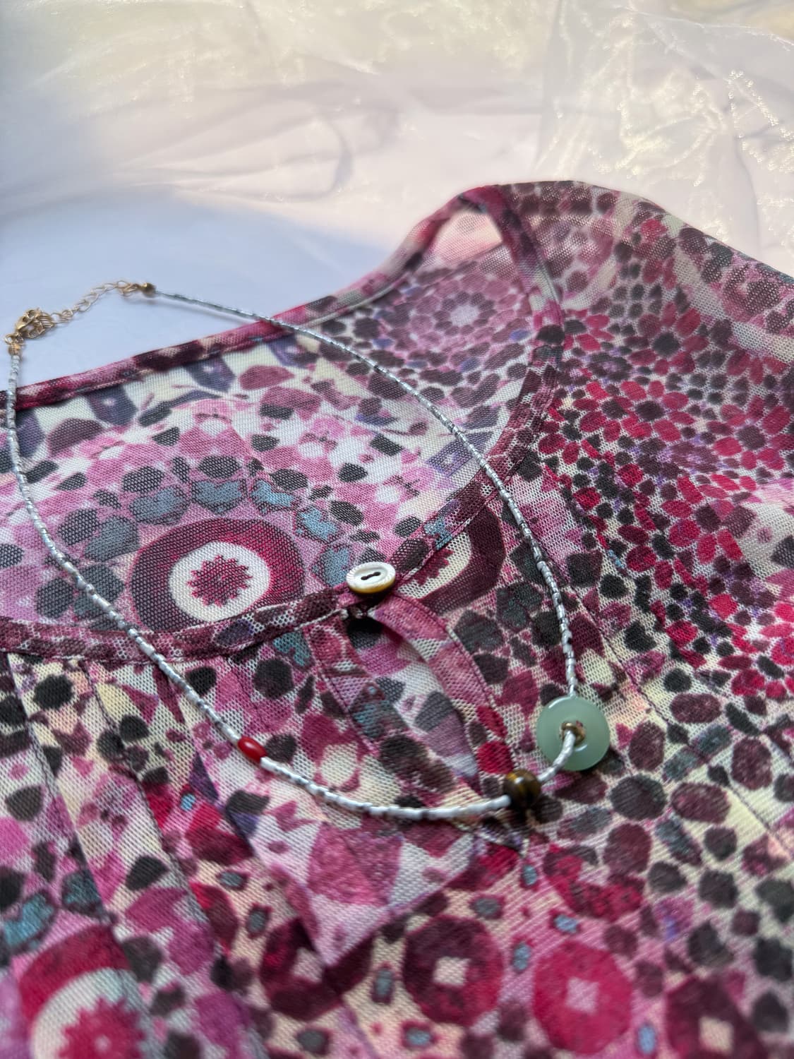 Oriental See-Through Blouse 0240 상품이미지4