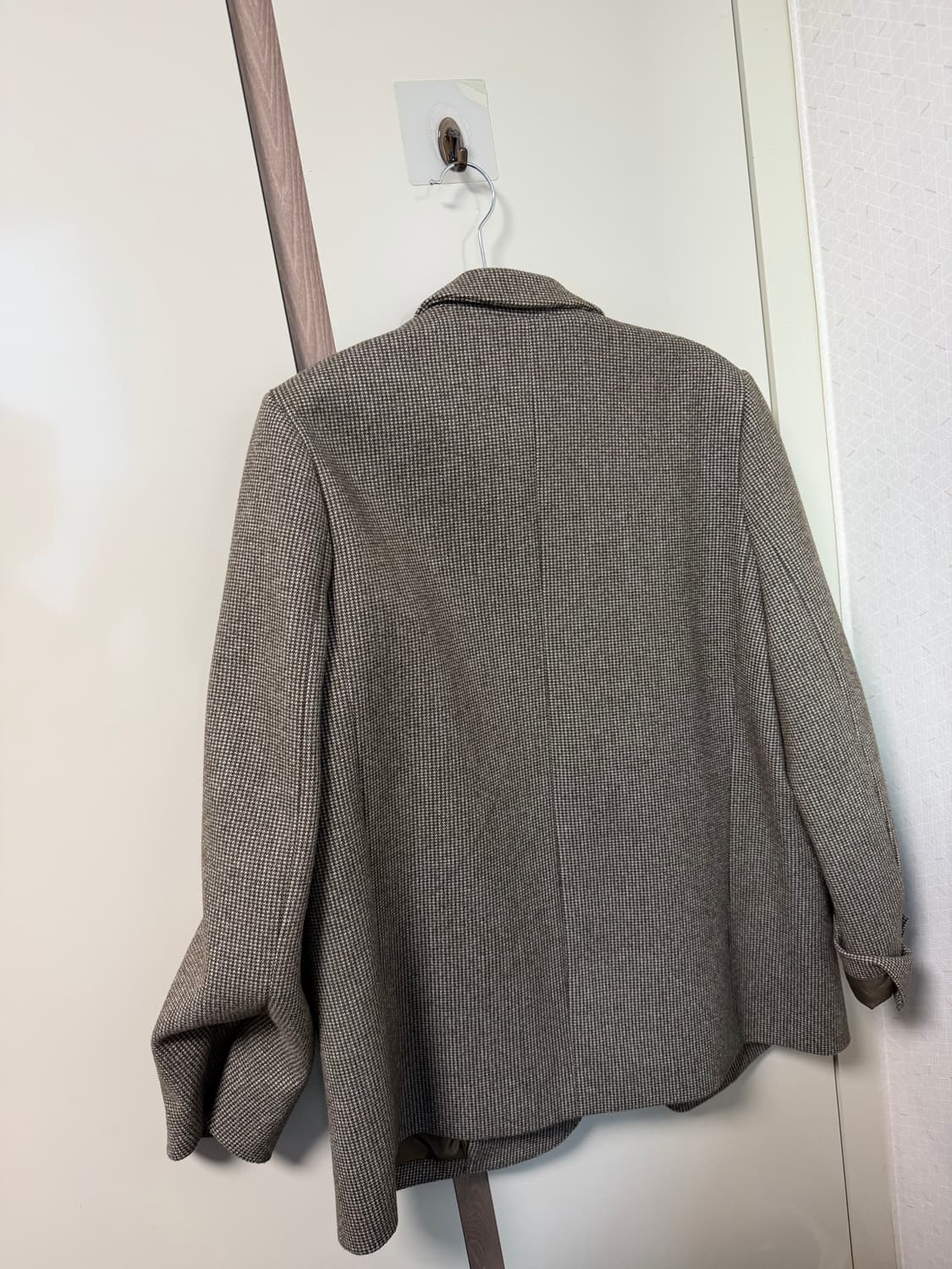 체크 따땃한 블레이져 상품이미지2