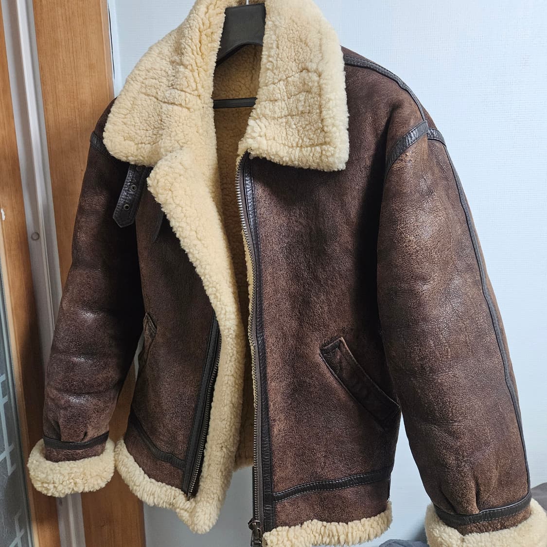 B-3 양가죽 빈티지 무스탕 상품이미지1