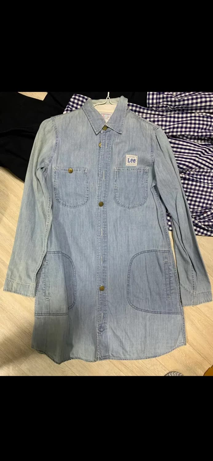 lee 데님 원피스 연청 셔츠 원피스 상품이미지2