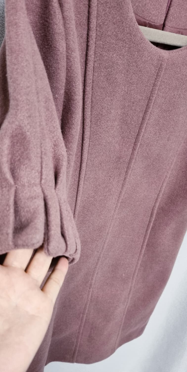 퍼프 모직 원피스 상품이미지5