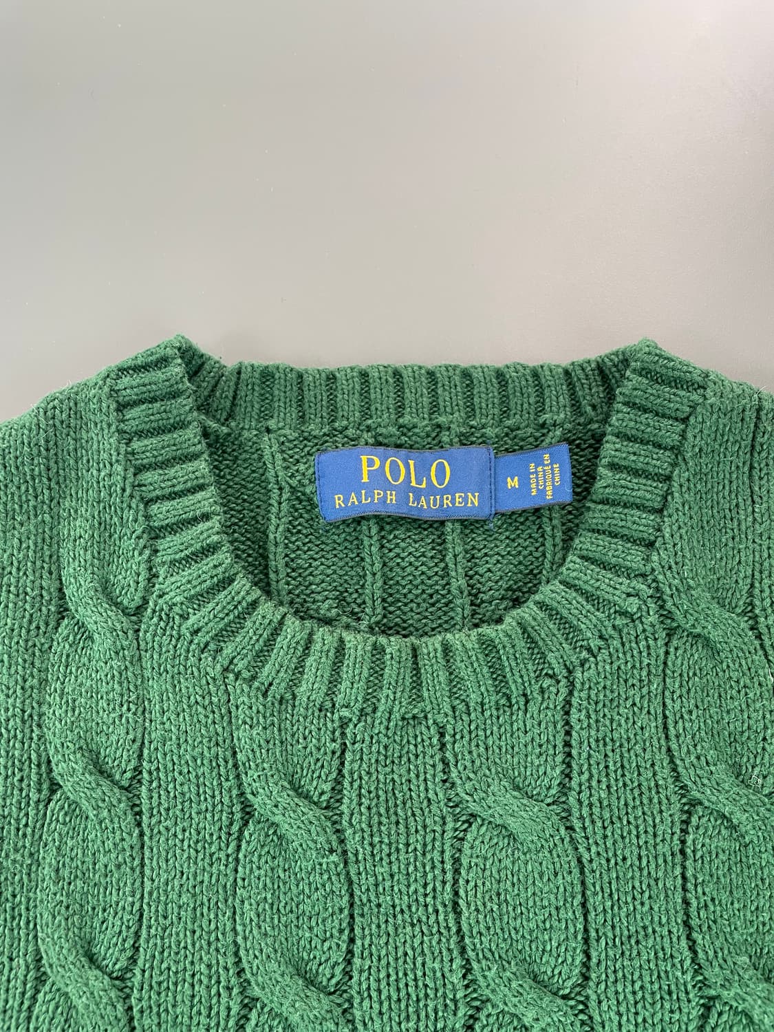 [M] 폴로 랄프로렌 코튼 케이블 꽈배기 니트 상품이미지6