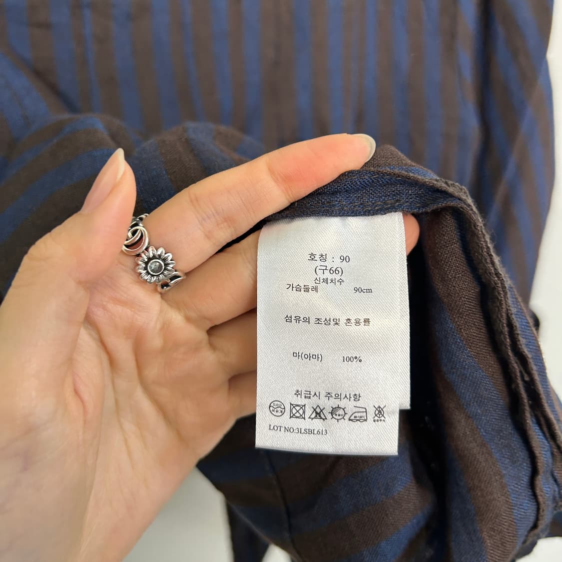 지스튜디오 2022 스트라이프 린넨 자켓 66  상품이미지4