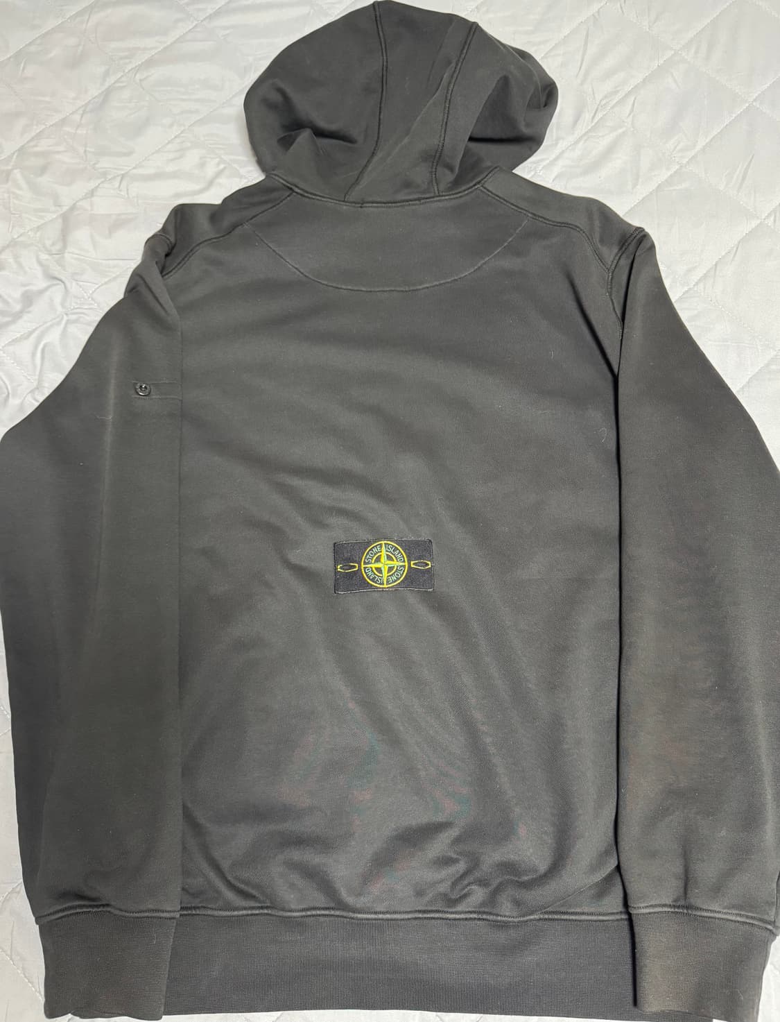 [2XL]24SS 스톤아일랜드 블랙 후드집업 상품이미지6