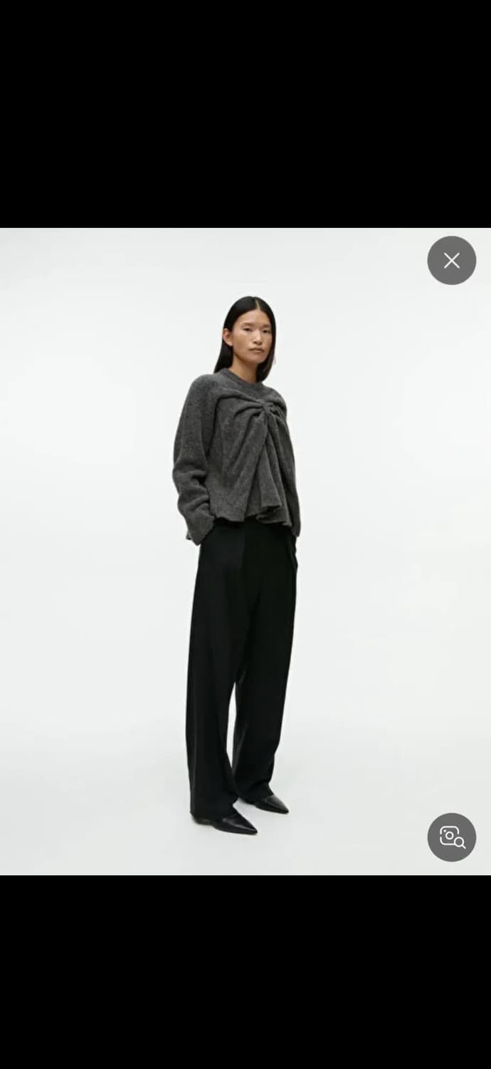 아르켓 보우 울 스웨터 셔링리본니트 상품이미지3