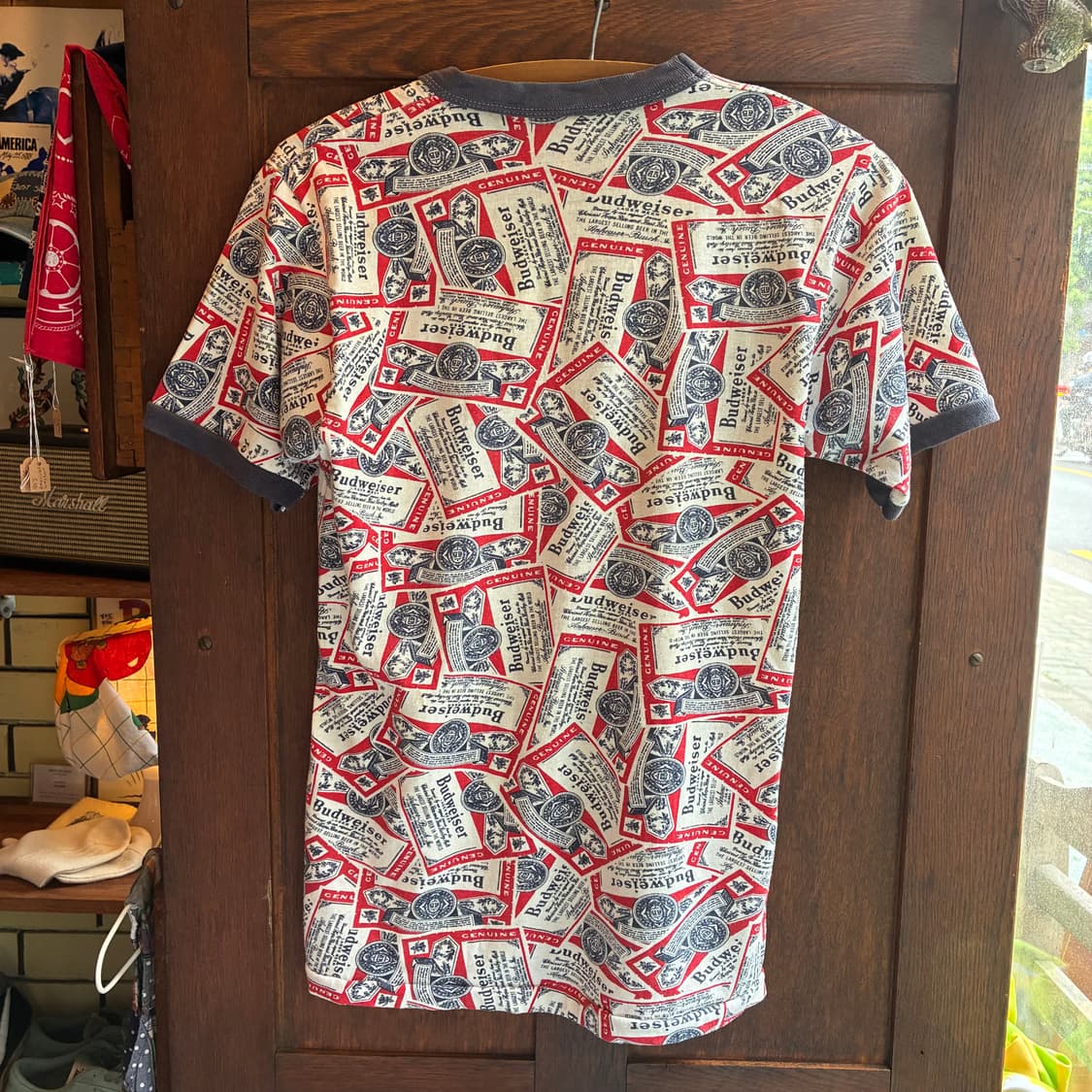 70‘s-80’s Budweiser All Over Print Ringe 상품이미지7