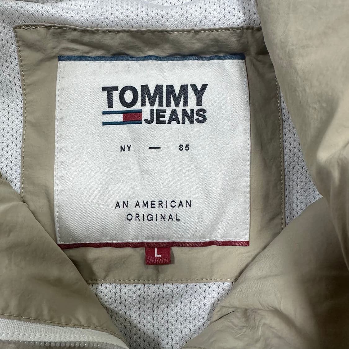 ✨ (바배) 타미 진스 베이지 바람막이  상품이미지3