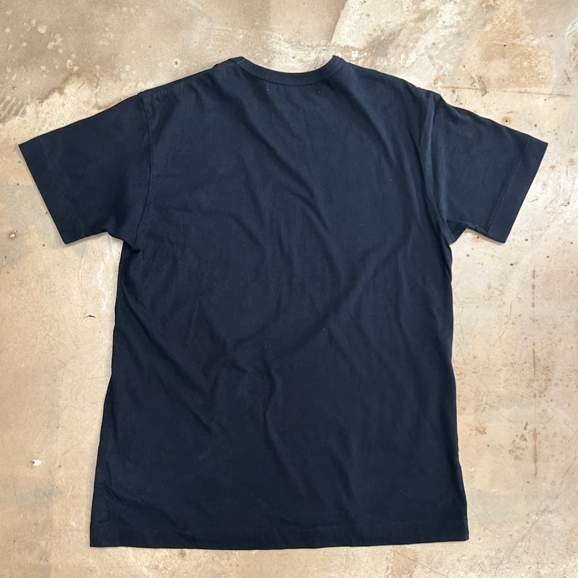 XL 꼼데가르송 블랙 반팔티 상품이미지3