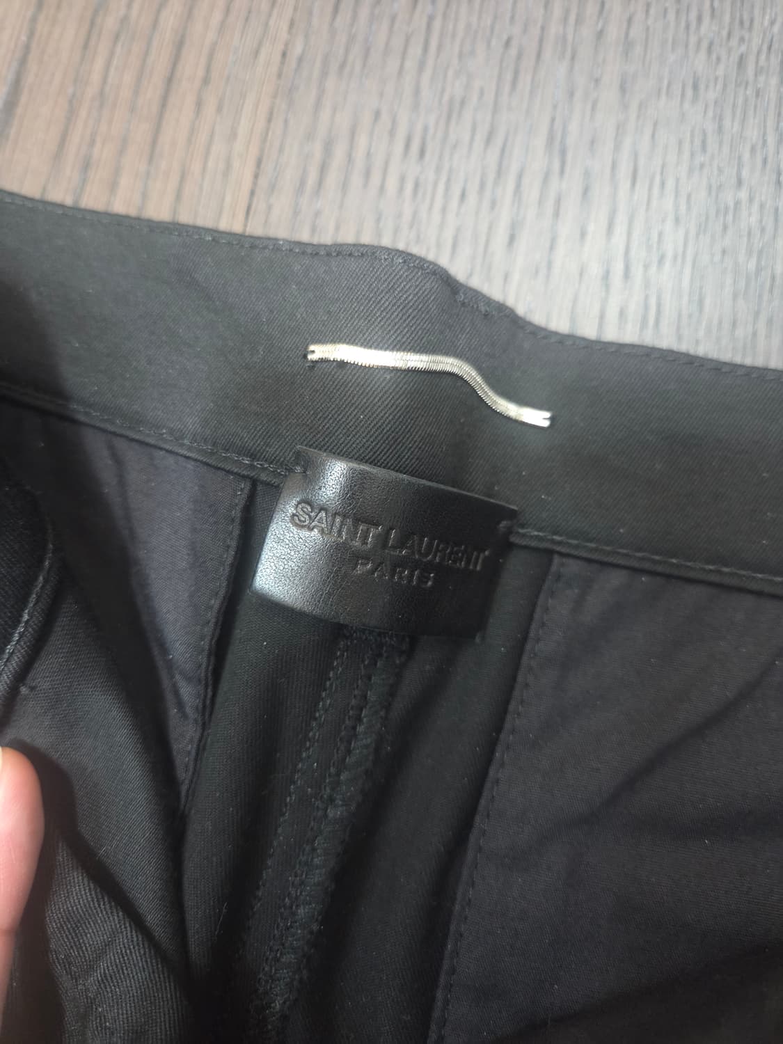 생로랑 블랙 면 스키니 32사이즈 상품이미지3