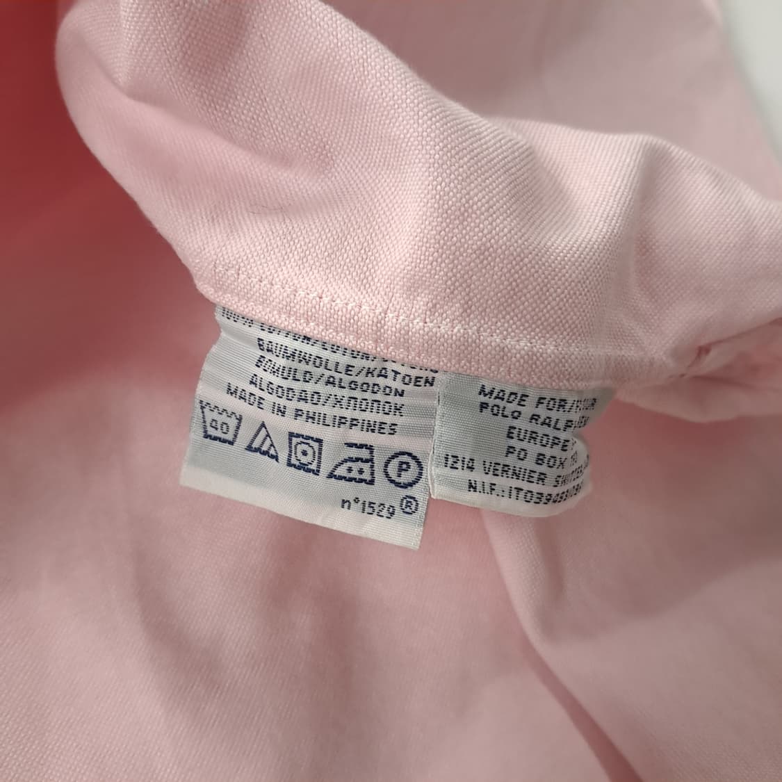 CK665 XT 폴로 90s 소프트핑크 멀티포니 셔츠 남방 상품이미지5