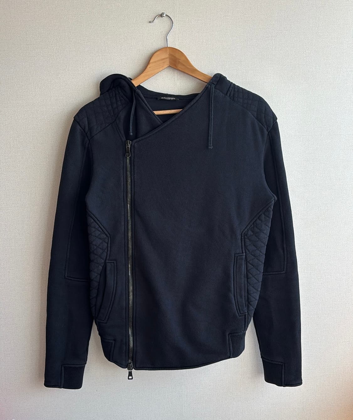 Asymmetric Biker Hoodie 상품이미지2