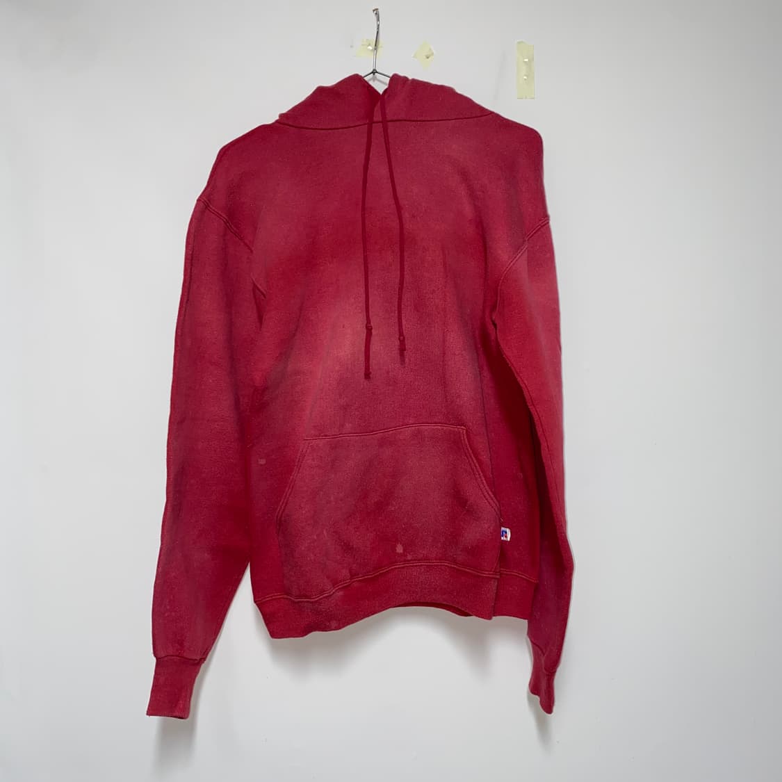 90년대 미제 러셀 에슬레틱 후디 레드 상품이미지1