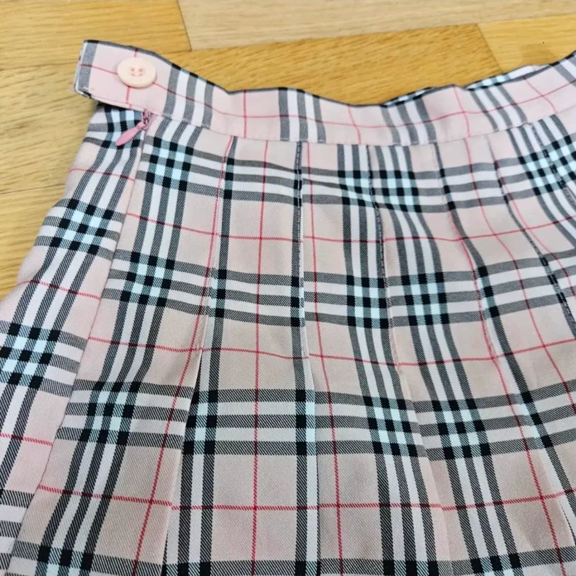 핑크 체크 미니 테니스스커트 s 상품이미지2