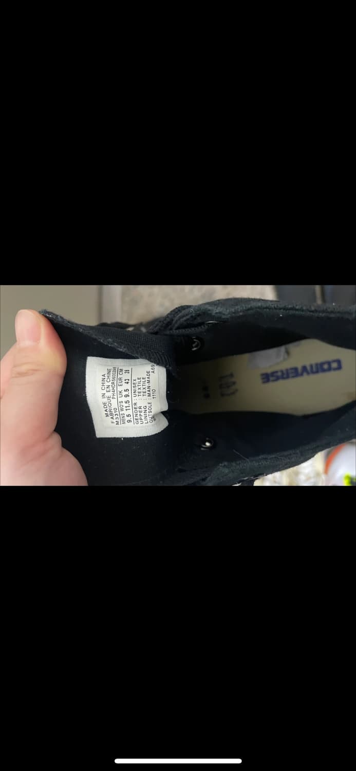 [거의 새상품] 컨버스 올스타 블랙 하이 280 상품이미지4