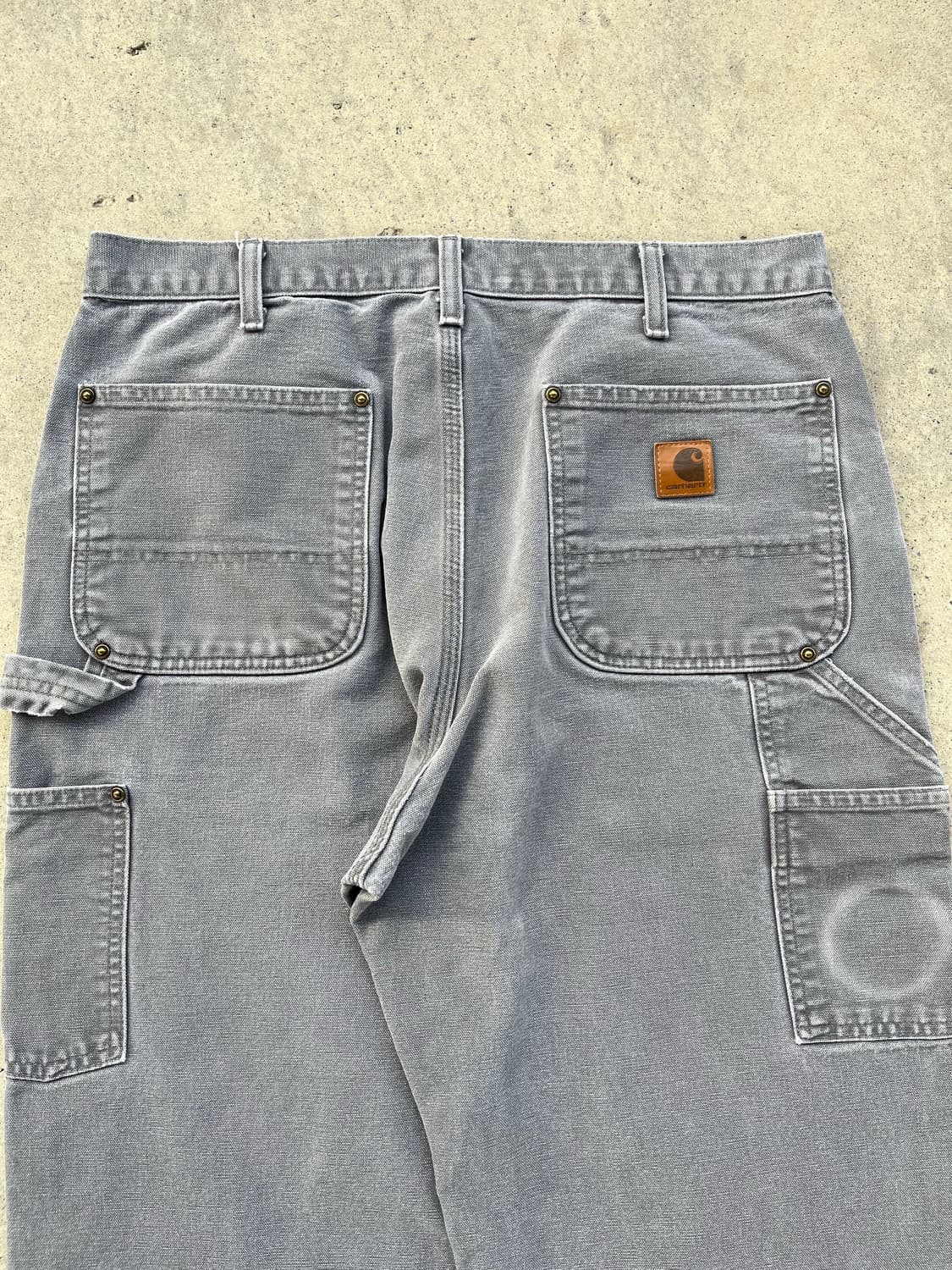 빈티지 칼하트 더블니 팬츠 GVL 덕 캔버스 카펜터 워크 팬츠 상품이미지6