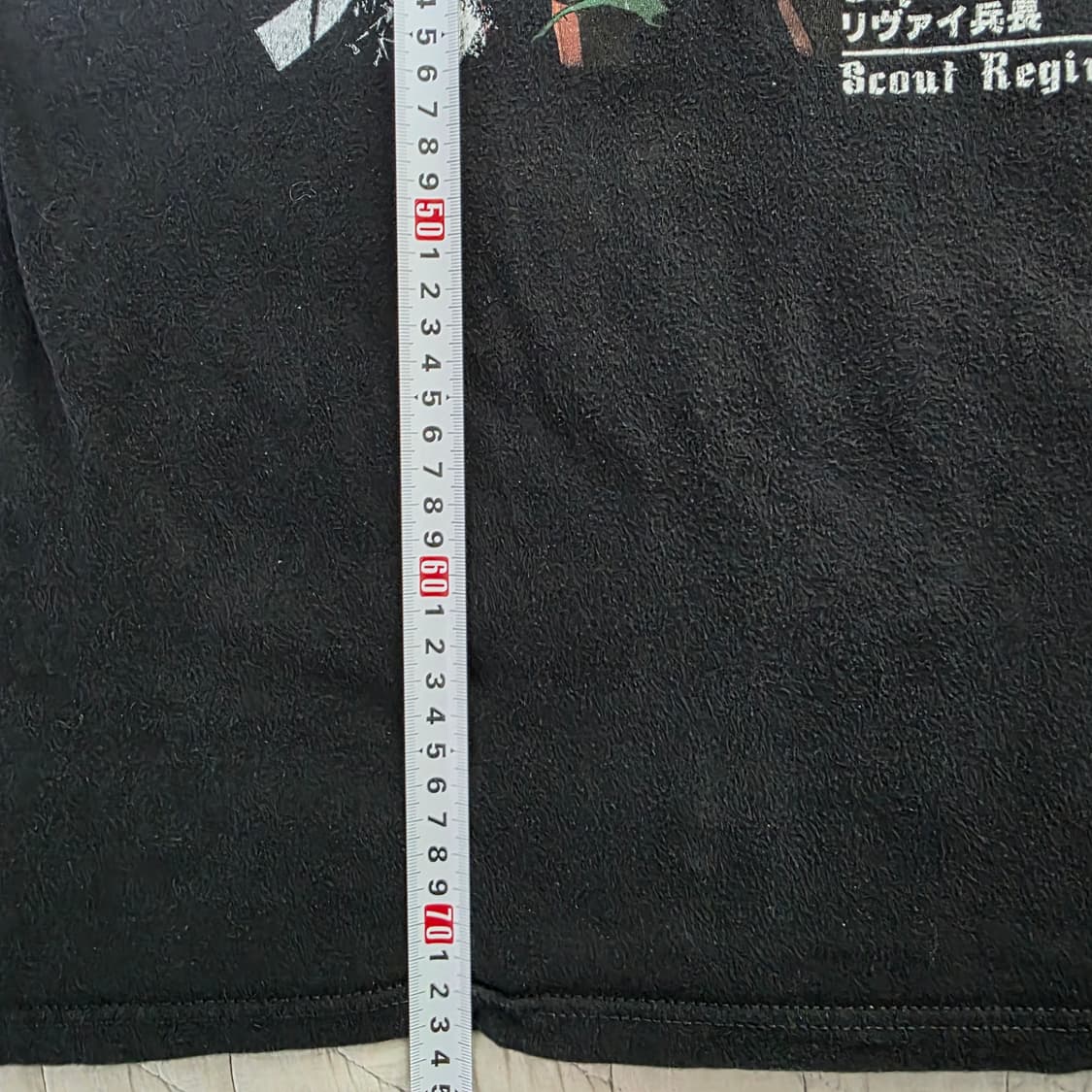 [XL] 빈티지 진격의거인 프로모 리바이 티셔츠 fit like L 상품이미지7