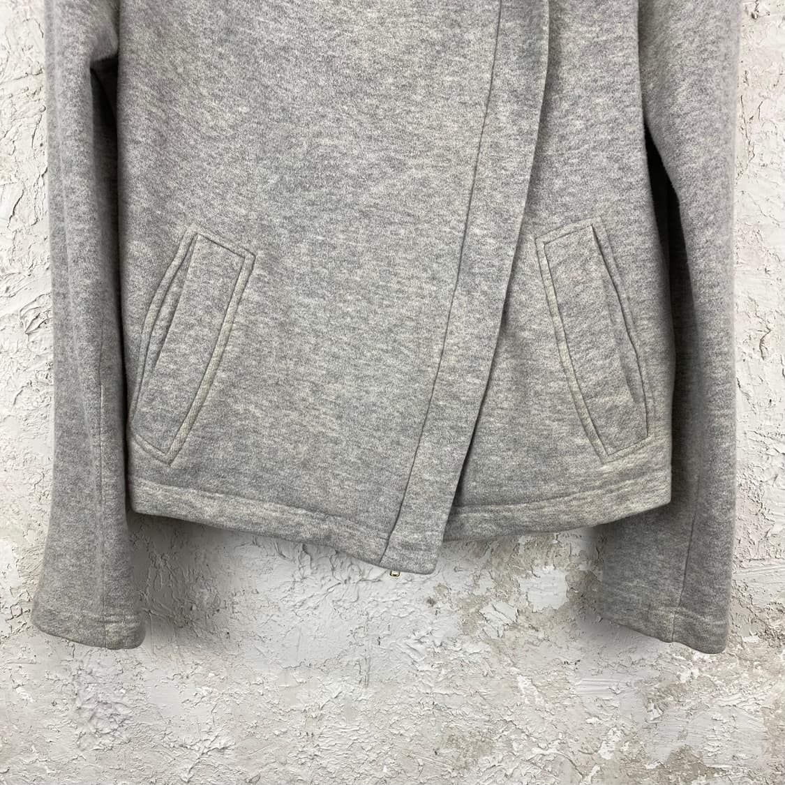 PRAISE 애시메트릭 지퍼 후드 스웻 자켓 상품이미지3