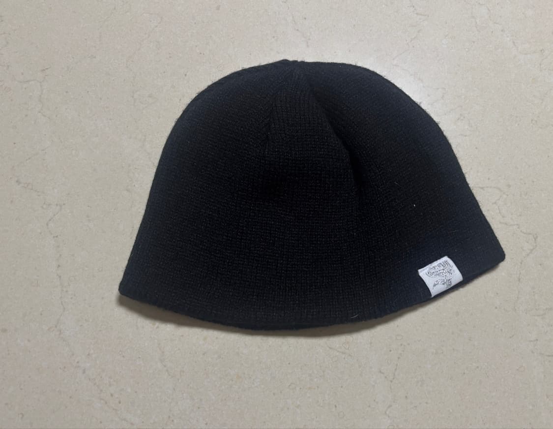 셋업이엑스이 비니 블랙 Bold lettering hotfix Beani 상품이미지2