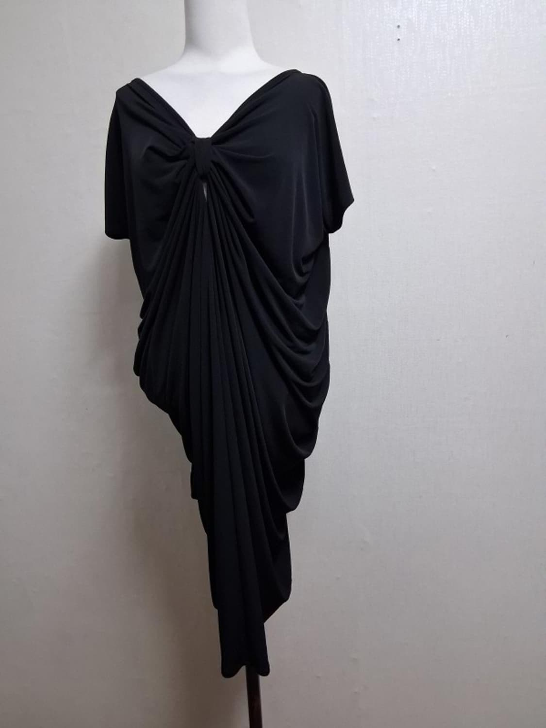 일본수입 Flare Fleur 드레이프셔링 져지원피스 겸 셔링져지롱티 3 상품이미지1