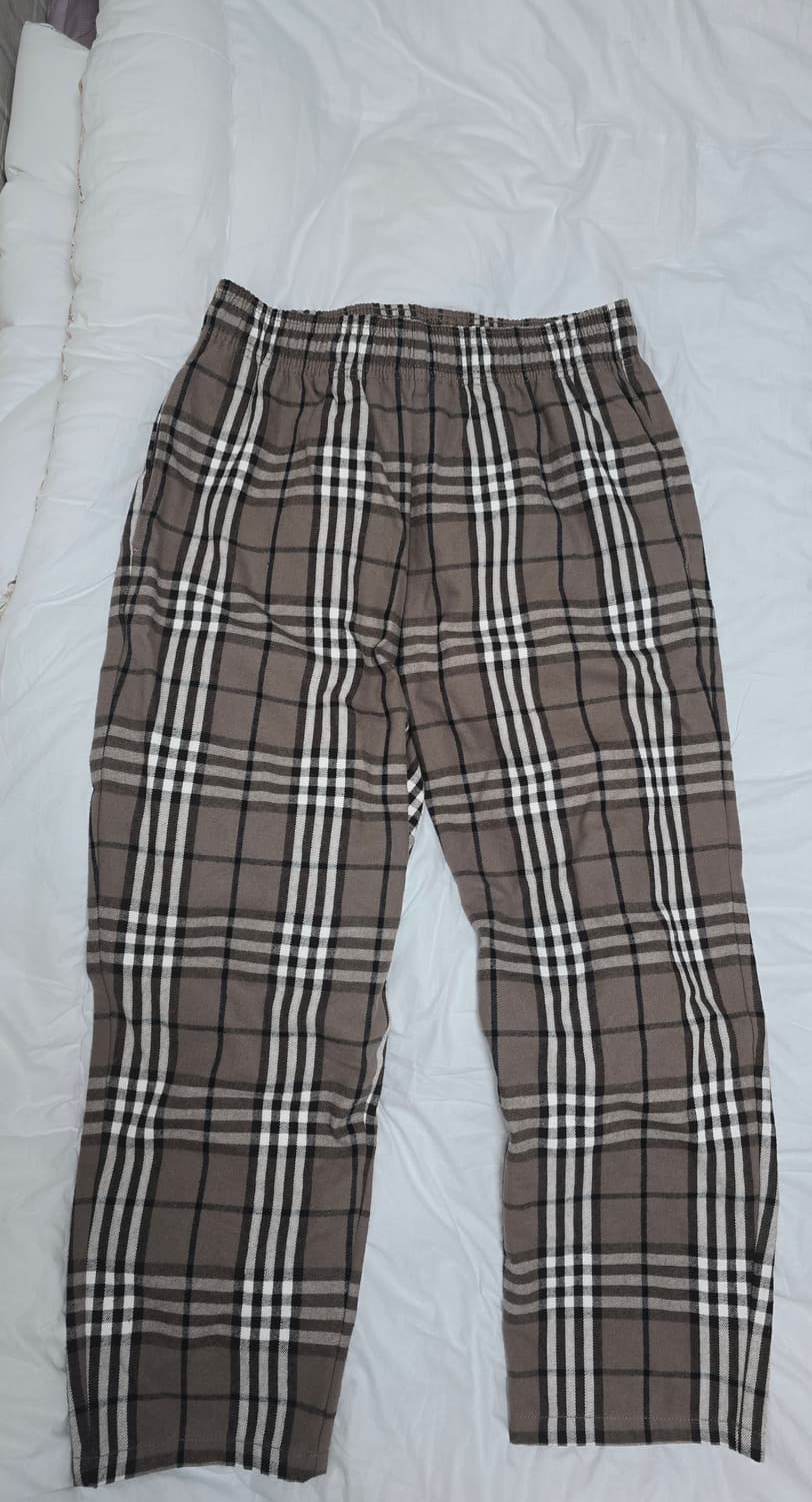 GU 밴딩 빈티지체크 팬츠 XL  상품이미지1