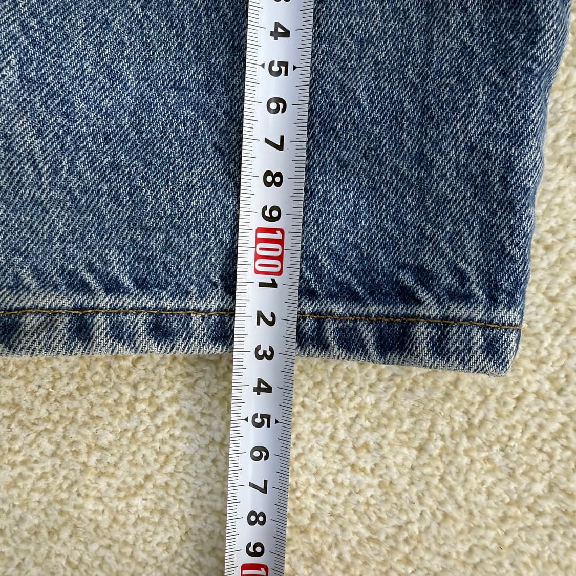 [32] 자라 버튼 디테일 데님팬츠 0107T1 상품이미지9