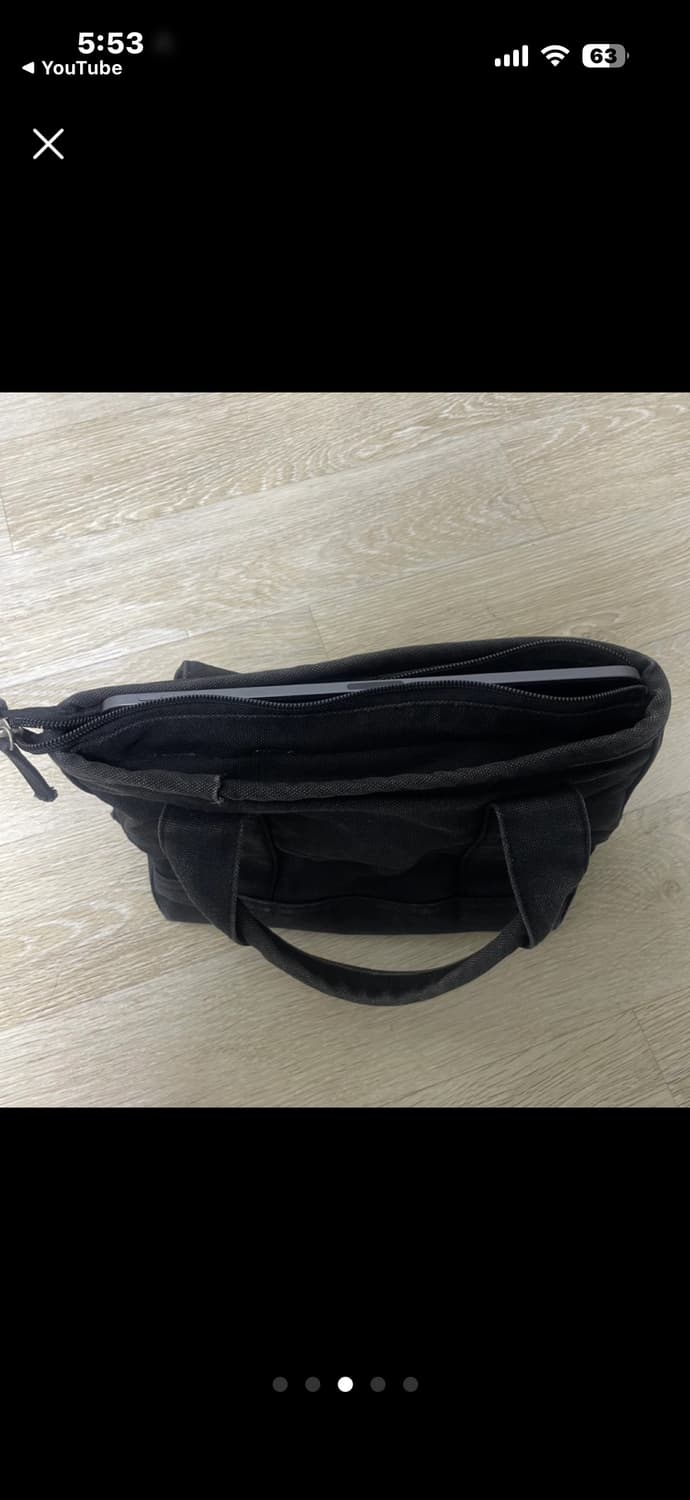 폴로 토트백 블랙 빈티지 상품이미지3