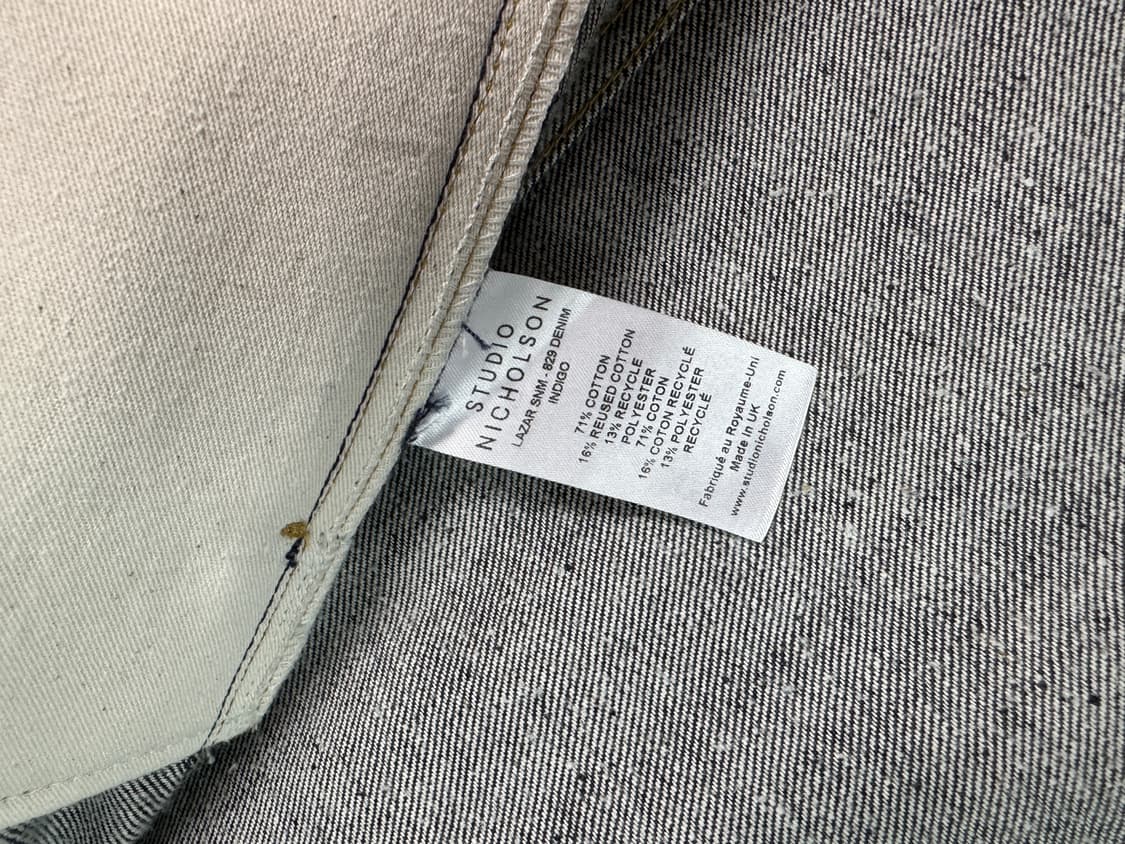 스튜디오 니콜슨 LAZAR 데님자켓(M, 인디고) 상품이미지4