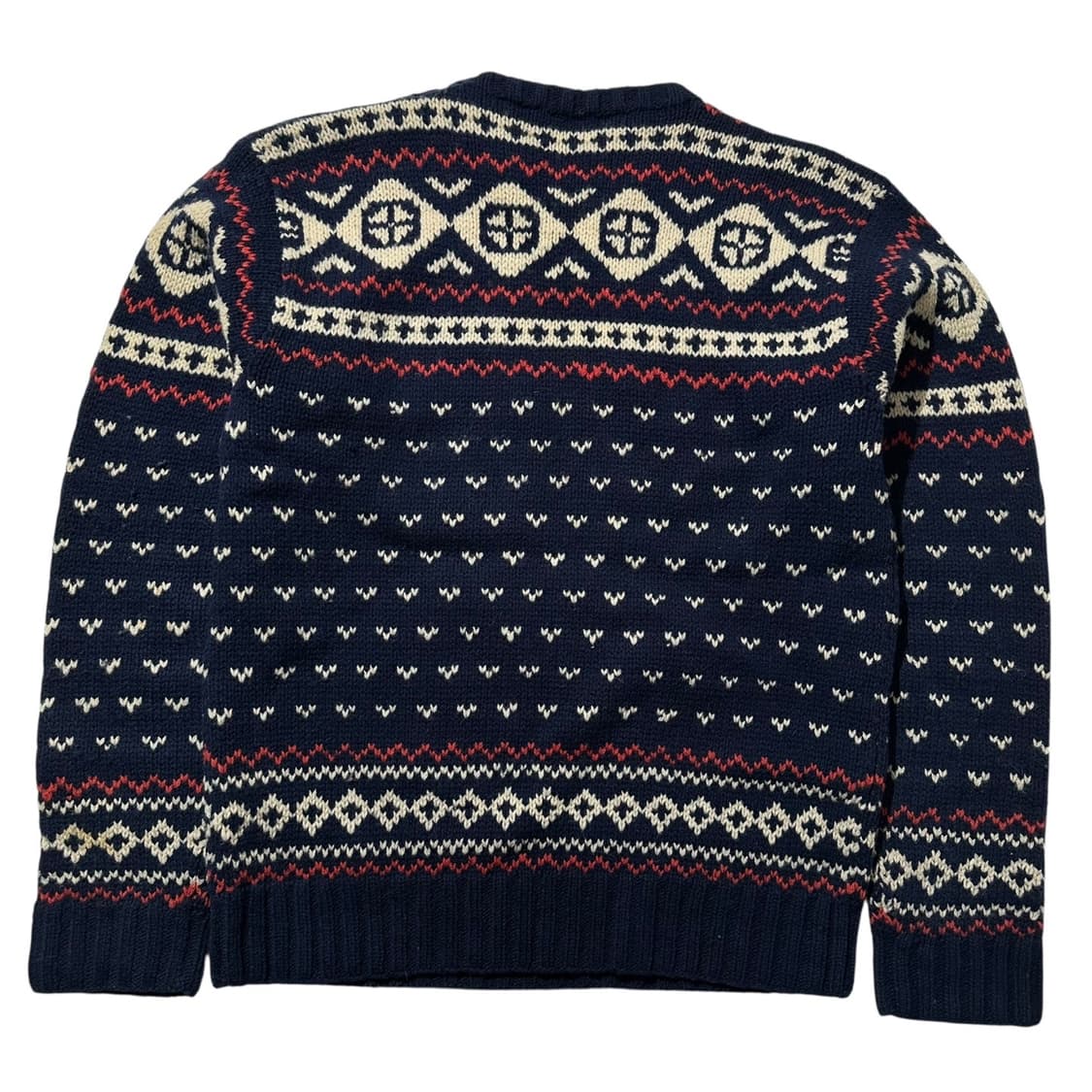 폴로 랄프로렌 노르딕 패턴 숄더 버튼 울 핸드 니트 상품이미지2
