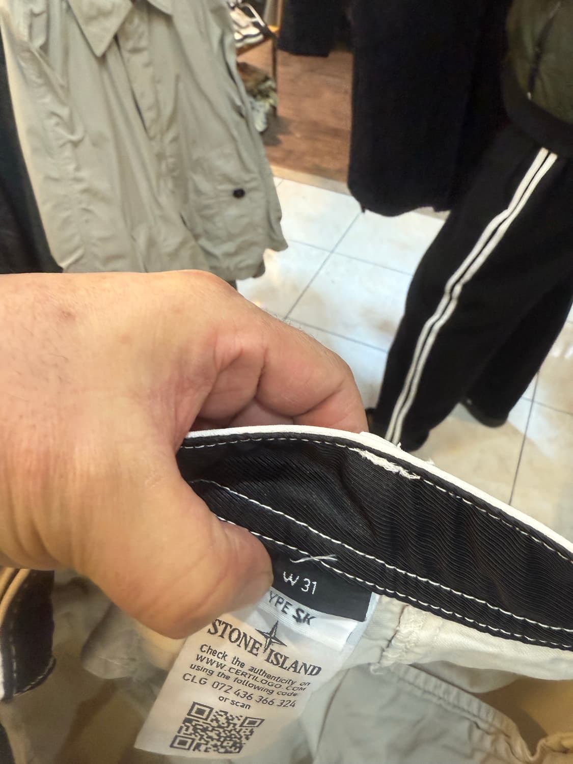 31 정품 스톤아일랜드 카고바지 팝니다 상품이미지5
