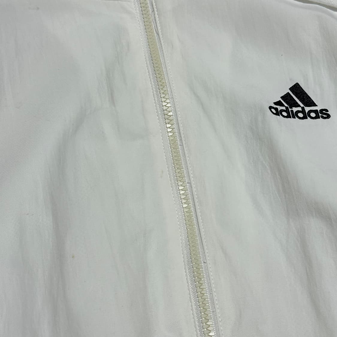 XS 아디다스 첼시 화이트 크롭 후드 바람막이  상품이미지7