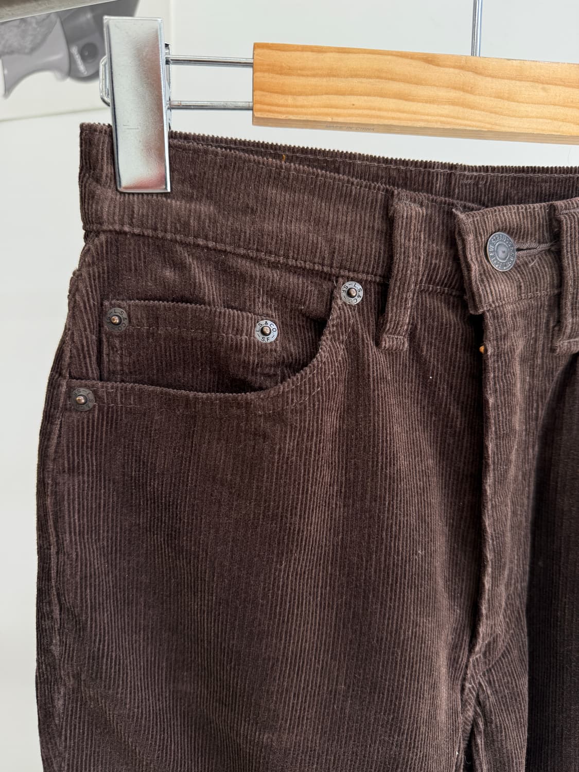LEVIS 517 (Made in Japan) 브라운 코듀로이 상품이미지3