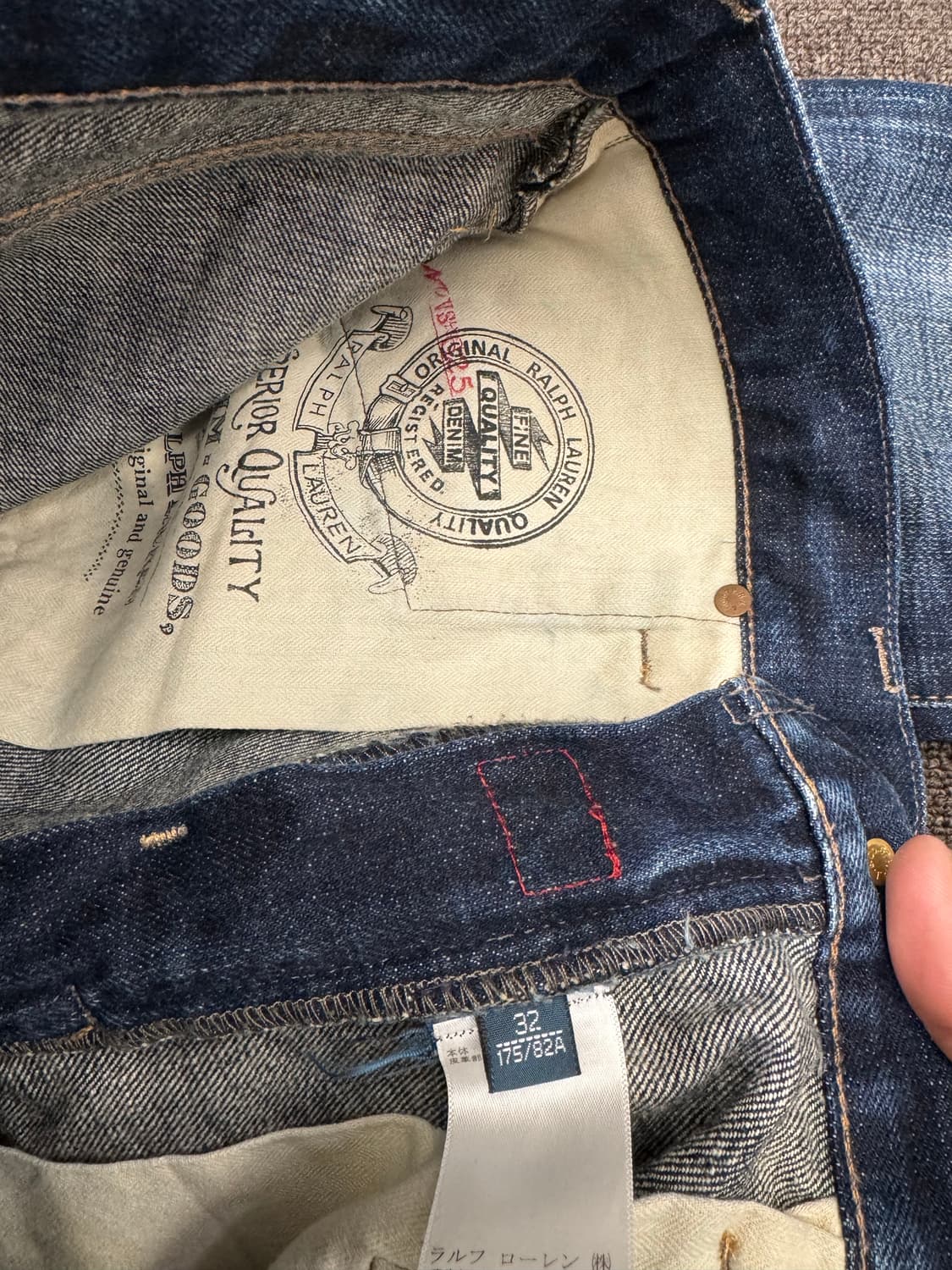 32)폴로 랄프로렌 빈티지 스트레이트핏 데님팬츠 상품이미지6
