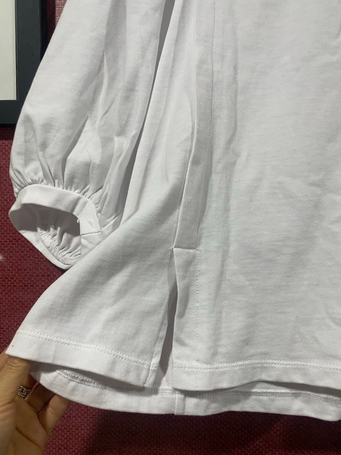 안나수이 화이트 퍼프 블라우스 95 상품이미지4