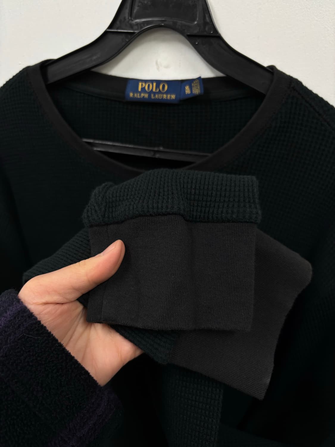 폴로랄프로렌 와플 긴팔티 상품이미지3