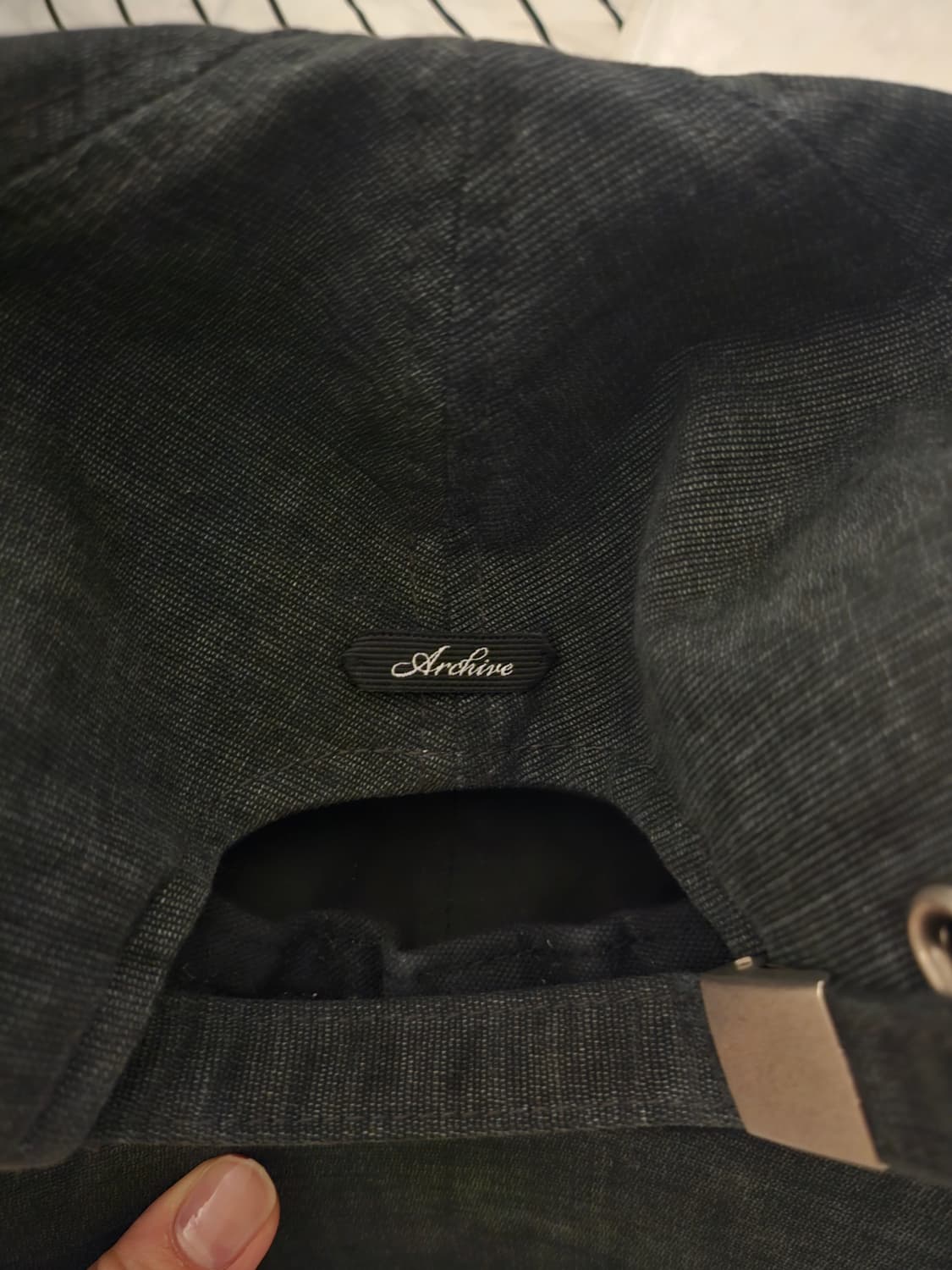 포스트아카이브팩션8.0컬렉션 워크캡 차콜 상품이미지3