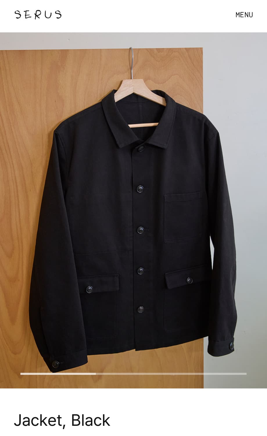 구매) serus Jacket black 1사이즈 구매 세루스 자켓 블랙 상품이미지1