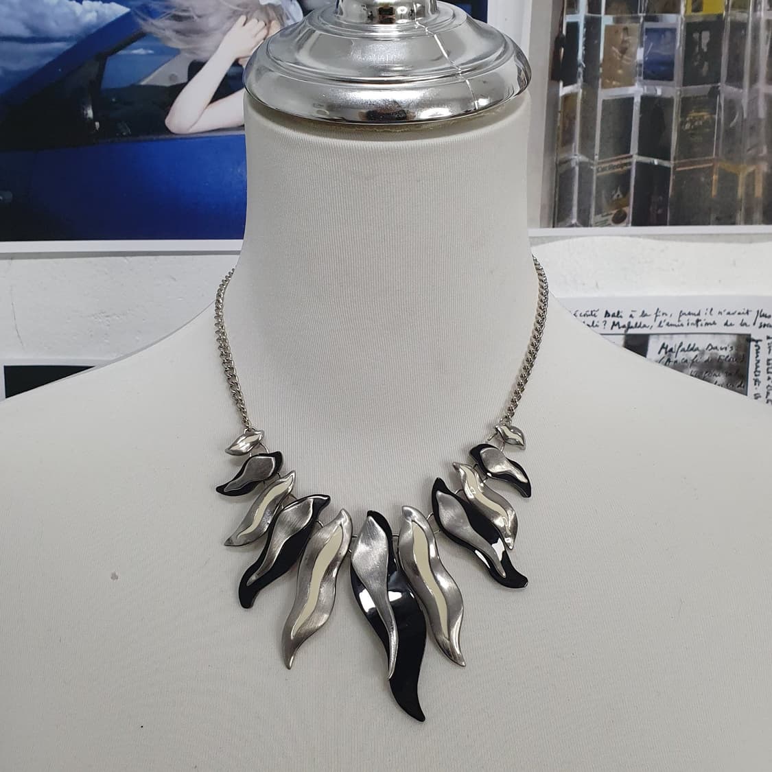 [Vintage] MONO Art Statement Necklace 상품이미지1