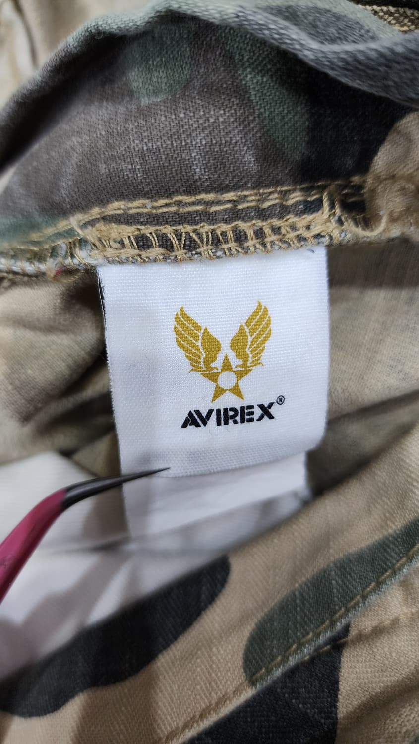 아비렉스 밀리터리 카모 카고 하프팬츠 반바지 XL 상품이미지8