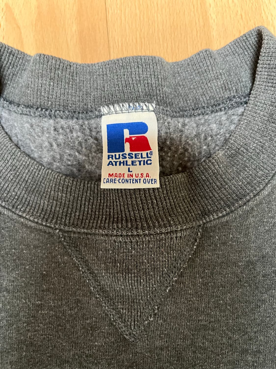 러셀 애슬레틱 90s 빈티지 스웻셔츠 멜란지그레이 상품이미지3