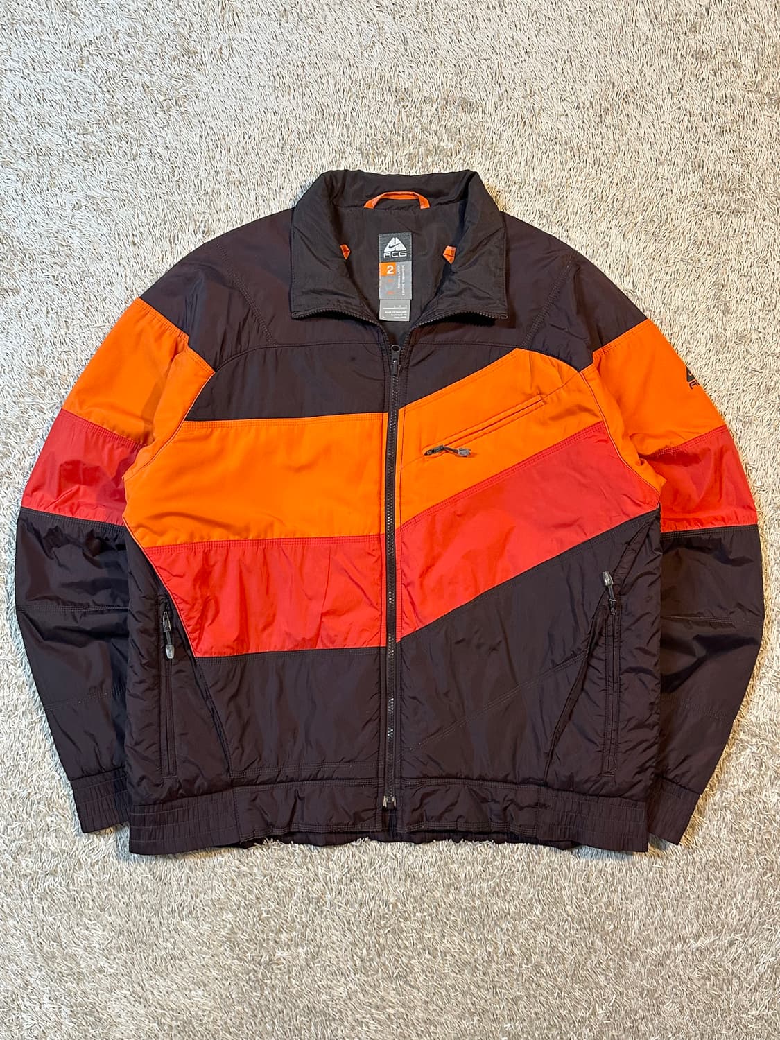 희귀) 00's 나이키 ACG 올드스쿨 배색 경량패딩 자켓 상품이미지1