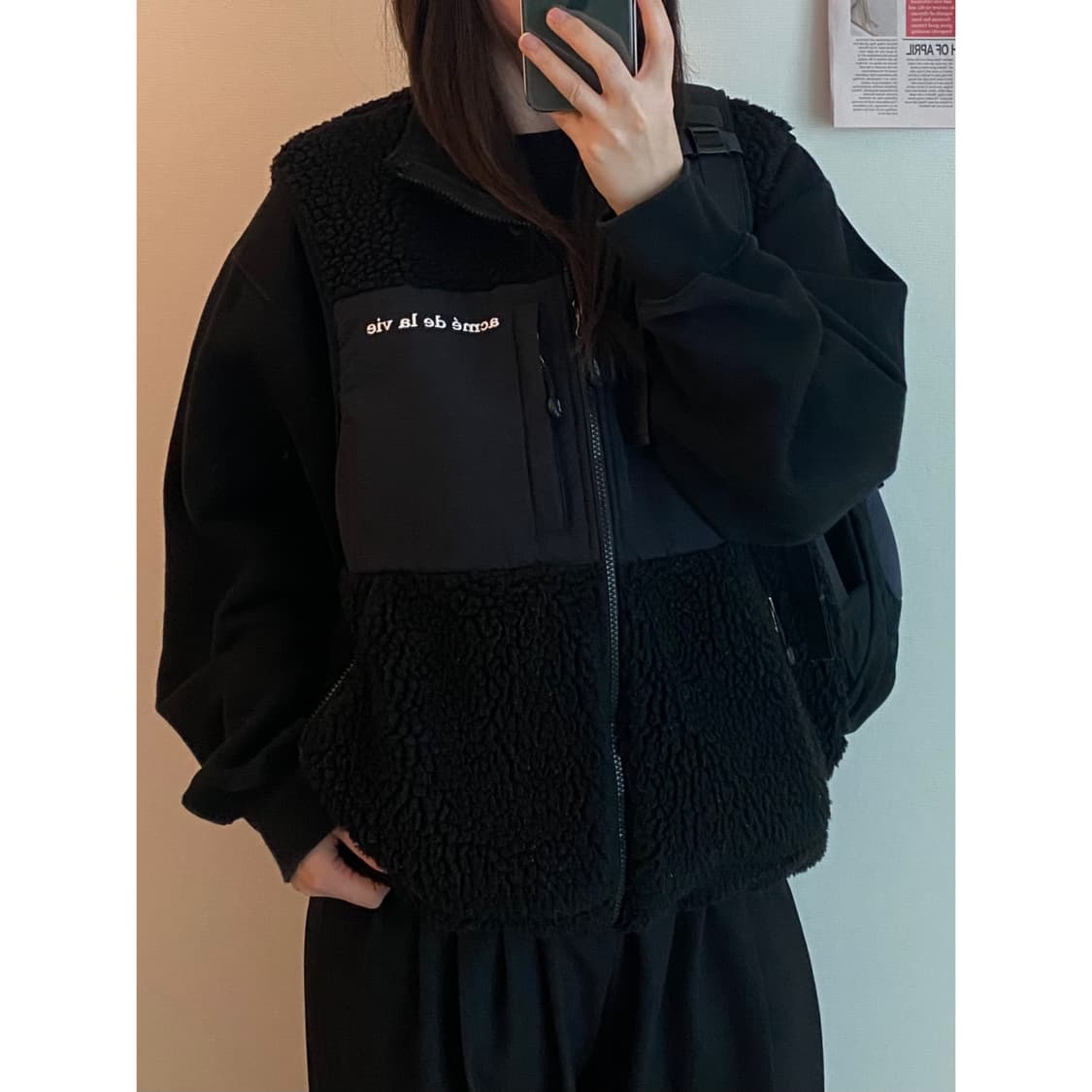 아크메드라비 양털 후리스 베스트 상품이미지1