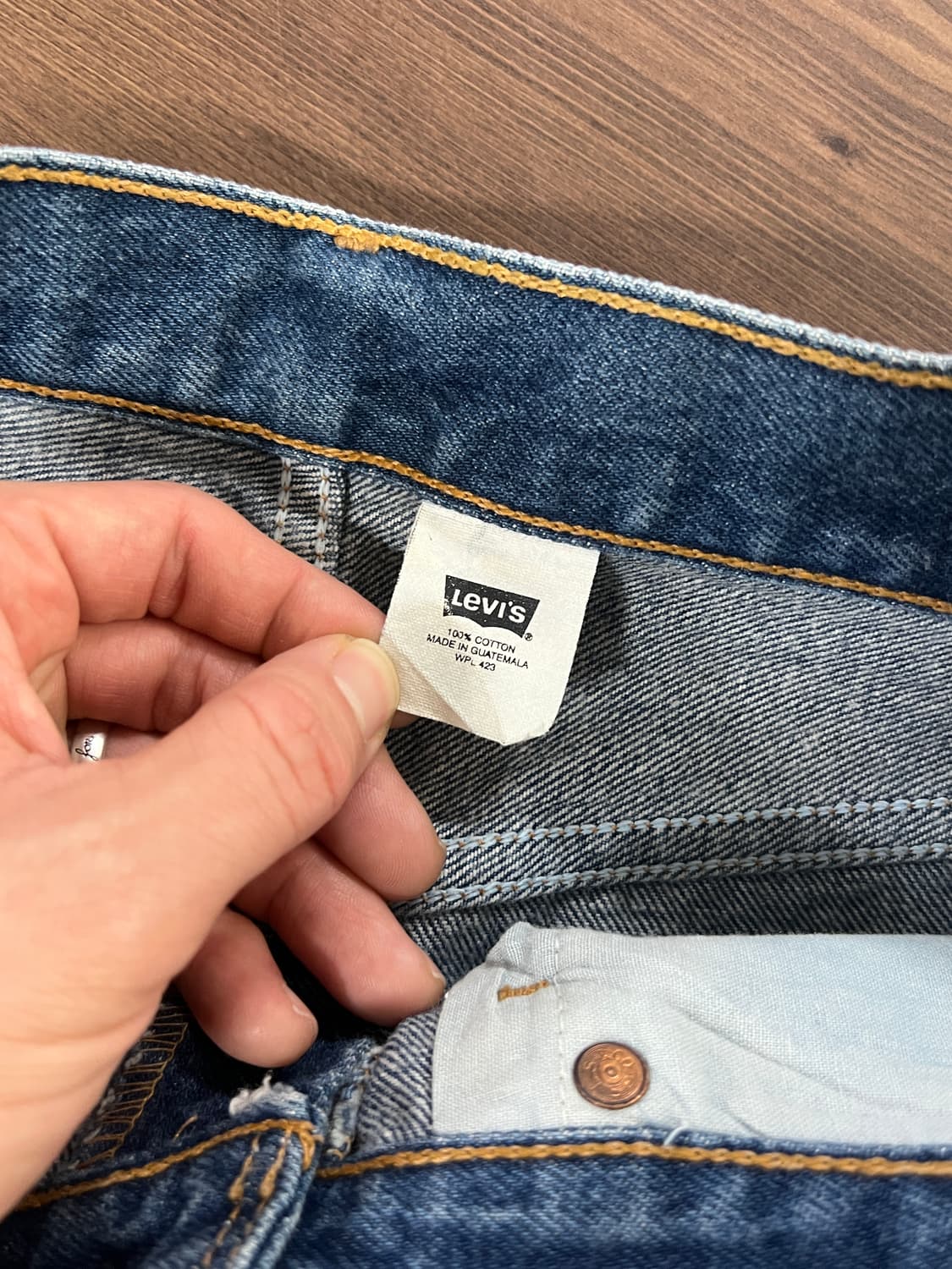 00s Levis 리바이스 501 버튼플라이 스트레이트 데님 팬츠 상품이미지7