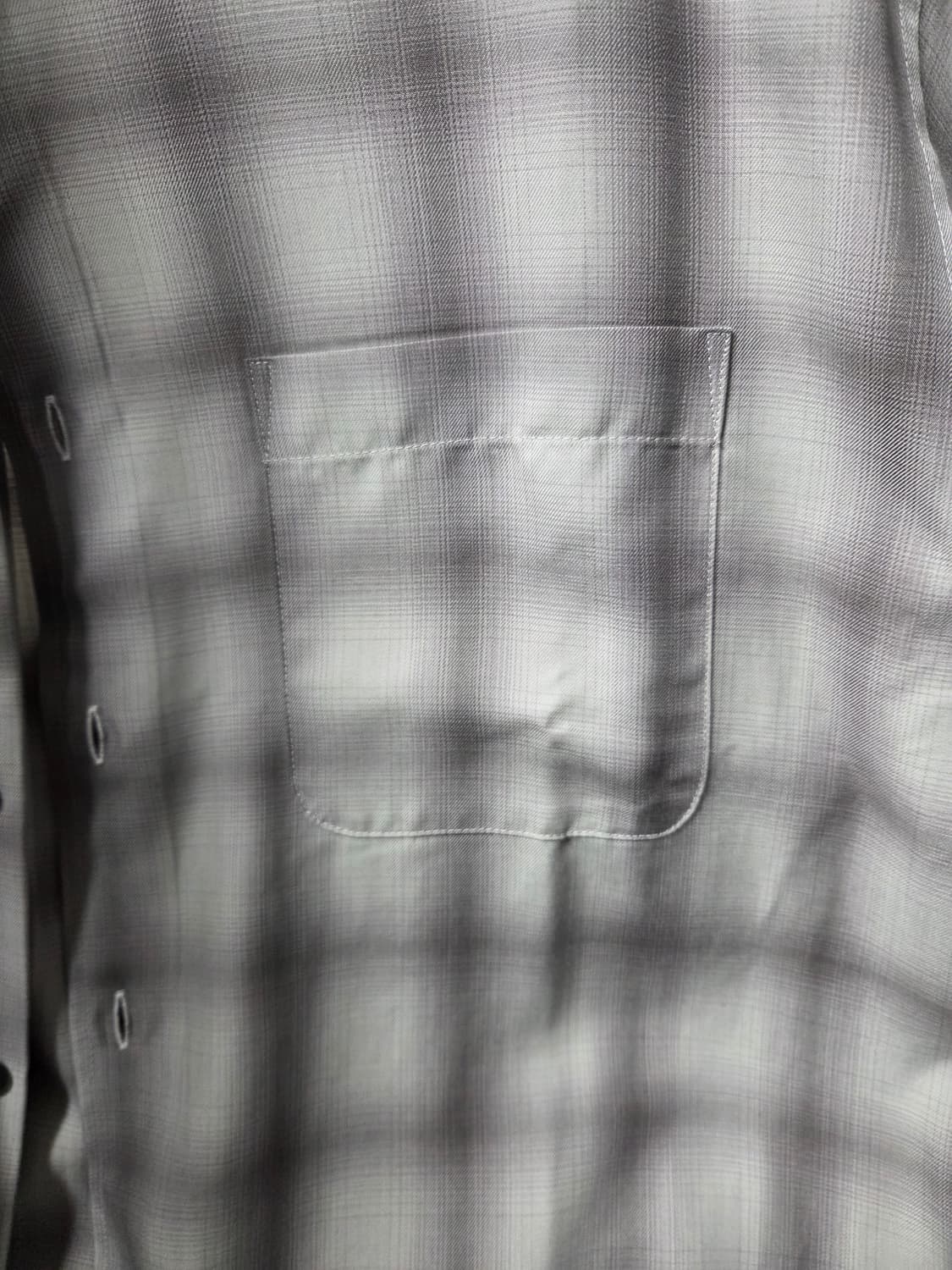 파세르 데일리 체크셔츠 M 그레이  상품이미지4