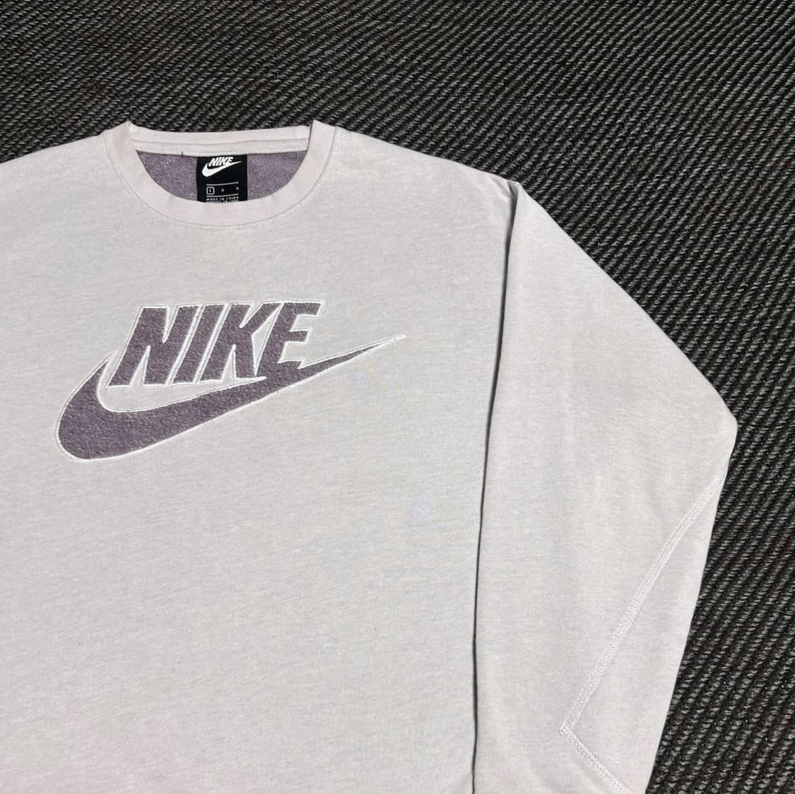 [M] Nike 나이키 리바이벌 연보라 빅로고 맨투맨 상품이미지2