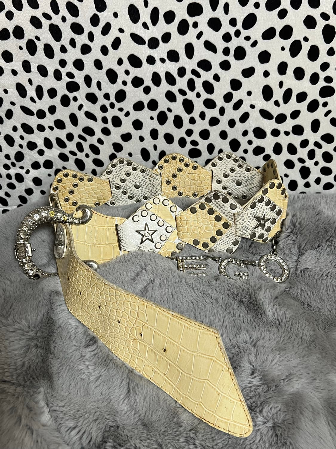 ego 갸루 펑크 빈티지 가죽벨트 상품이미지6