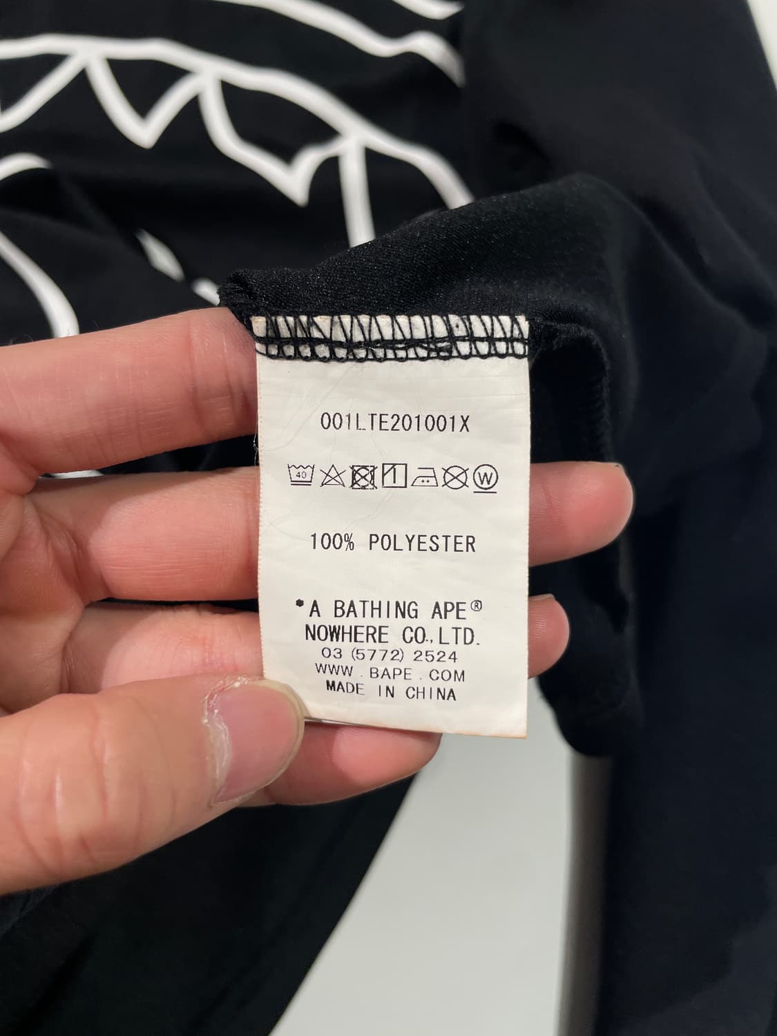 베이프 블랙 빅 샤크 롱 슬리브 상품이미지8